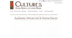 Desktop Screenshot of culturesinternational.com