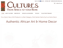 Tablet Screenshot of culturesinternational.com